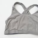 Krass&co [True & ] Gray Cross Back Scoop Neck Wireless Bralette Workout Size XL Photo 2