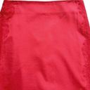 New York & Co. Skirt Pencil Stretch Coral Lace Skirt Size 4 NEW Photo 2