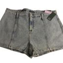 Wild Fable  Super High Rise Light Wash Denim Jean Shorts Size 16 Photo 0