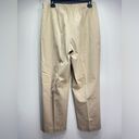 Coldwater Creek  Khaki Tan Chino Flat Front Side Zip Straight Leg Pants Size 10P Photo 1