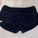 Lululemon Speed Up Shorts 2.5” Camo Deep Coal Multi / Black Photo 3