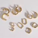 Gold Hoop Earrings| 14K Gold Plated|Lightweight|Hypoallergenic| Hoops Photo 4