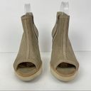 Paul Green  beige suede peep toe heeled booties Photo 5