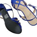 Mootsies Tootsies Mootsie Tootsie Mahaizel blue patent Nkle strap heels size 6½ Photo 3