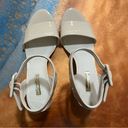 Louise et Cie New  Punya Leather Wedge Sandals Nude size 8.5 Photo 4