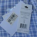 Equipment NWT  Sleeveless Slim Signature in Nautical Blue Silk Button-up Shirt S Photo 3