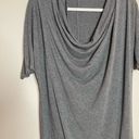 Silence + Noise  charcoal gray midi dress with cowl neck Photo 2