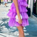 Purple Tulle Dress Photo 0