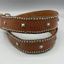 American Eagle Women’s Brown Leather Belt Studded Photo 1