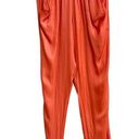 Alexis  High Rise Waistband Pleated Front Tapered Leg Pants Orange Womens Size XS Photo 0