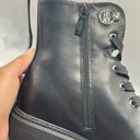 DKNY Crystal Logo Combat Boots Photo 4