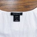 NATORIous • linen blouse ruffle popover eyelet cut out  luxury cream white Photo 2