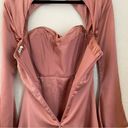 House Of CB  Toira Satin Corset Rose Pink Flare Mini Dress NWOT size XS Photo 10