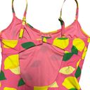 Kate Spade NWT  Sea Star Pink Lemon one piece swimsuit cut out back size medium Photo 7