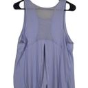 Lululemon  Lilac Purple Split Back Mesh Athletic Running Tank Top Women Sz M Photo 1