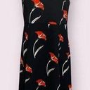 Ann Taylor  Petites Red Flower Fit and Flare A Line Dress Women’s Size 8P Photo 0