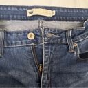 Levi's Levi’s Cuffed Capri Mid Rise Blue Stretch Denim Pants Jeans Sz 10 Photo 4