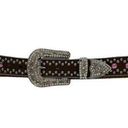 Blazin Roxx  Belt Brown Western Rodeo Bling Rhinestone Big Buckle Womens Large Photo 0