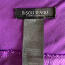 Bisou Bisou Stunning purple satin like semi formal dress Photo 9