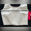 Commando  NWT White Faux Patent Leather Sleeveless Crop Top Photo 7