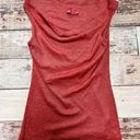 Michael Stars  drap tank top light red‎ heathered one size fits most Photo 0