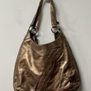 Coach  SOHO MADISON LYNN METALLIC BRONZE HOBO SATCHEL LEATHER BAG Large Photo 4