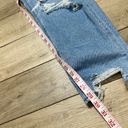 American Eagle  Mom Jean Distressed Light Wash Denim Size 12 Long Photo 8