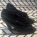 Modern Vintage NWOT black leather peep toe heels in size 39 Photo 2