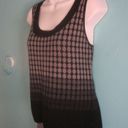 Talbots  Wool Vest  Sweater Top Black & Gray 1980's Vintage Photo 8