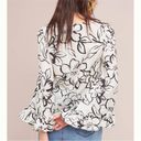 Tracy Reese  Anthropologie Bell Sleeve Floral Blouse, EUC, Small, MSRP $168 Photo 3