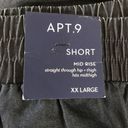 Apt. 9  Women's  Challis Soft Shorts, XXL Blue Pull On Pockets comfy Waist NWT Photo 2