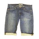 J Brand  Longer Cuff Shorts Denim Size 30 inch waist with 11 inch inseam Photo 0