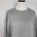 Socialite Gray Long Sleeve Crop Sweatshirt Top Size Large Photo 2