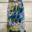 ZARA Strapless Watercolor Dress Photo 2