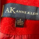 Anne Klein Ann Klein SZ S red wool peacoat Photo 2