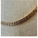 Monet Vintage  braided gold tone chain necklace Photo 5