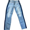 Denizen from Levi's Denizen from Alexis boyfriend jeans  light blue with side navy stripe size 7 W28 Photo 0