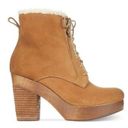 Ralph Lauren Denim Supply  Suede leather Shearling Lace-Up boots Booties size 9. Photo 0