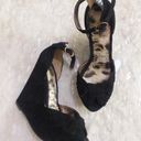 Sam Edelman Black Suede  Platform Wedges Photo 1