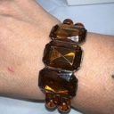 The Row Double Faux amber Colored Bead Focal Bracelet Photo 0