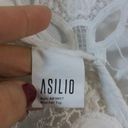 Asilio  The Mind Fall Top White Lace Crop Topper Size 4 Photo 8