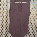 Full Tilt mauve bodysuit criss cross  size S Photo 0