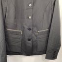 Doncaster  Wool Blend Black Button Down Blazer 14 Photo 2