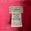 L.L.Bean  Women’s Wide Wale Corduroy Button Shirt LARGE PETITE‎ Pink Rose OWJ29 Photo 2