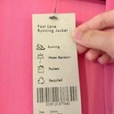 Sweaty Betty  Fast Lane Running Jacket Peony Pink Size S NWT Photo 4