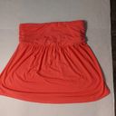 NY &  New York and Company Pink Flowy Strapless Top Size M Photo 3