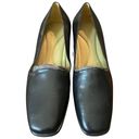 Vtg 90s/Y2K Easy Spirit Ferron Black Leather Pumps Block Heels Sz 9.5 Photo 1