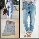 Levi’s Vintage Levi's 560 Mom Jeans Y2K 90s Light Wash Distressed Size 14 Regular Photo 14