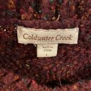 Coldwater Creek  Multicolored Crew Neck Cozy Warm Sweater size Large Photo 4