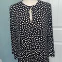 Julian Taylor  New York polka dot bell sleeve keyhole dress size 12 Photo 1